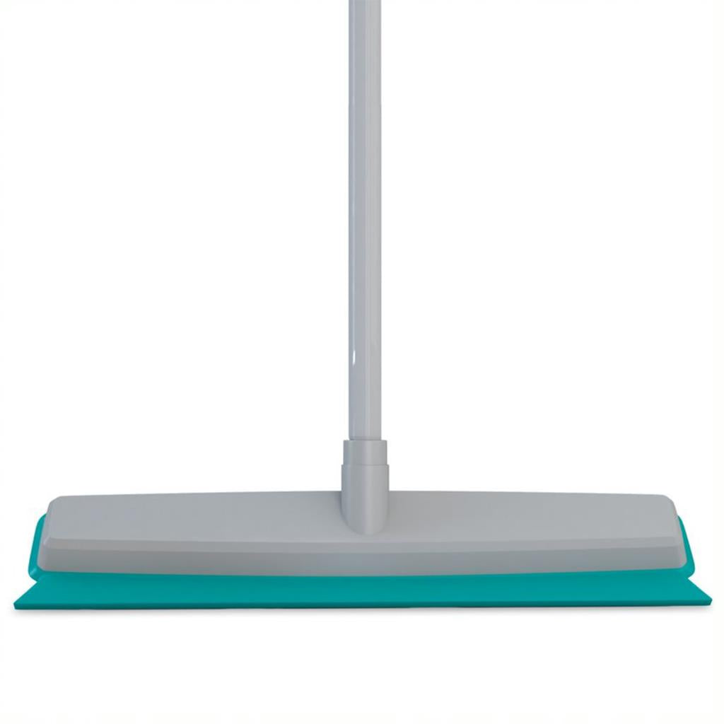 Multi-Purpose 2-in-1 Rubber Broom (Sweeps Pet Hair Even from Carpets and Rugs) Fast Clean