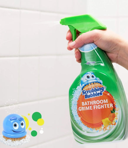 Scrubbing Bubbles Bathroom Grime Fighter Disinfectant Spray - Citrus Fresh, 32 oz