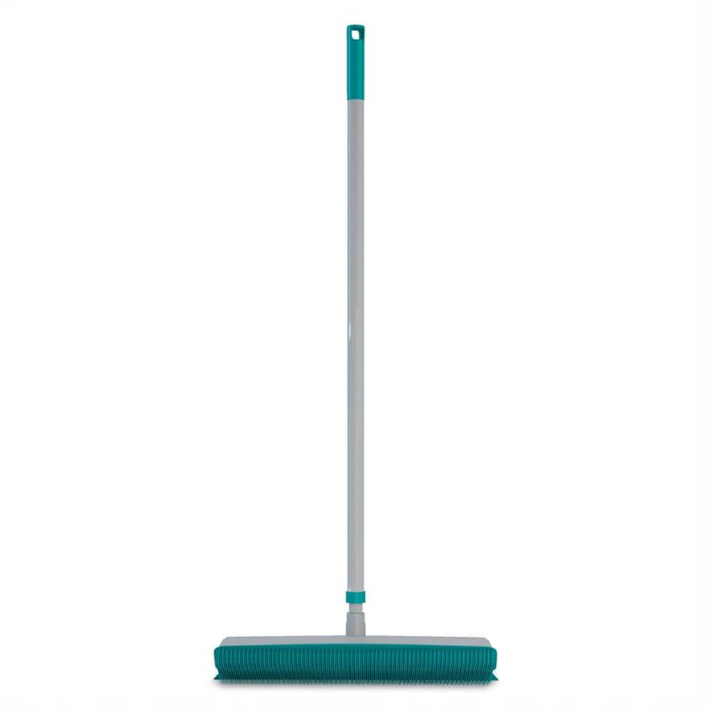 Multi-Purpose 2-in-1 Rubber Broom (Sweeps Pet Hair Even from Carpets and Rugs) Fast Clean